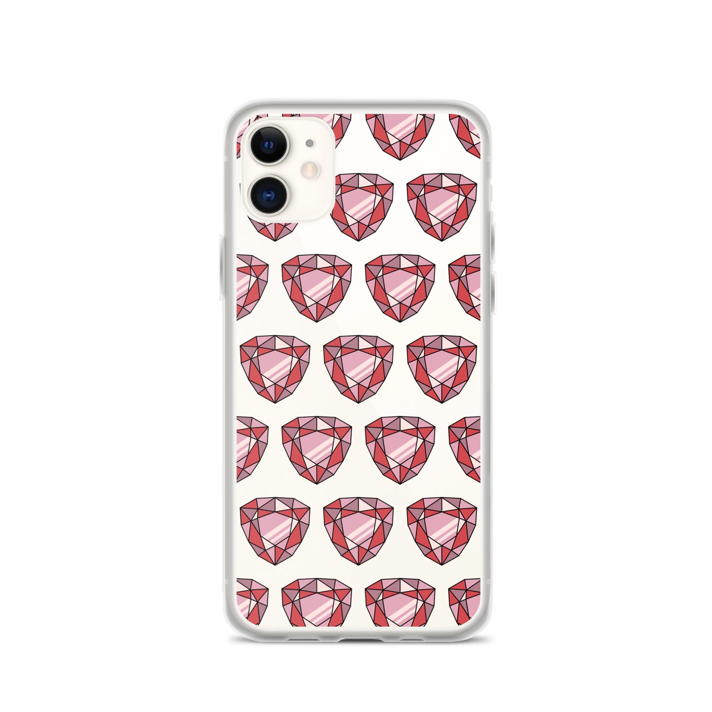 Garnet Gem Clear Case for iPhone®