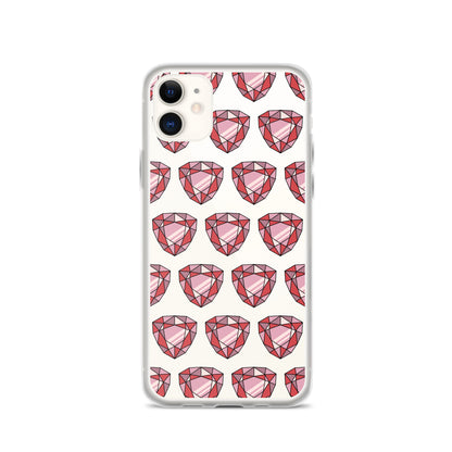 Garnet Gem Clear Case for iPhone®