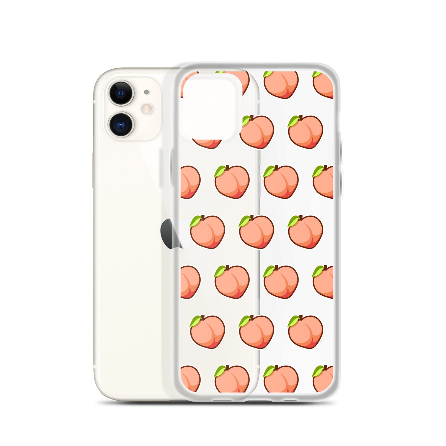 Peach 🍑 Clear Case for iPhone®