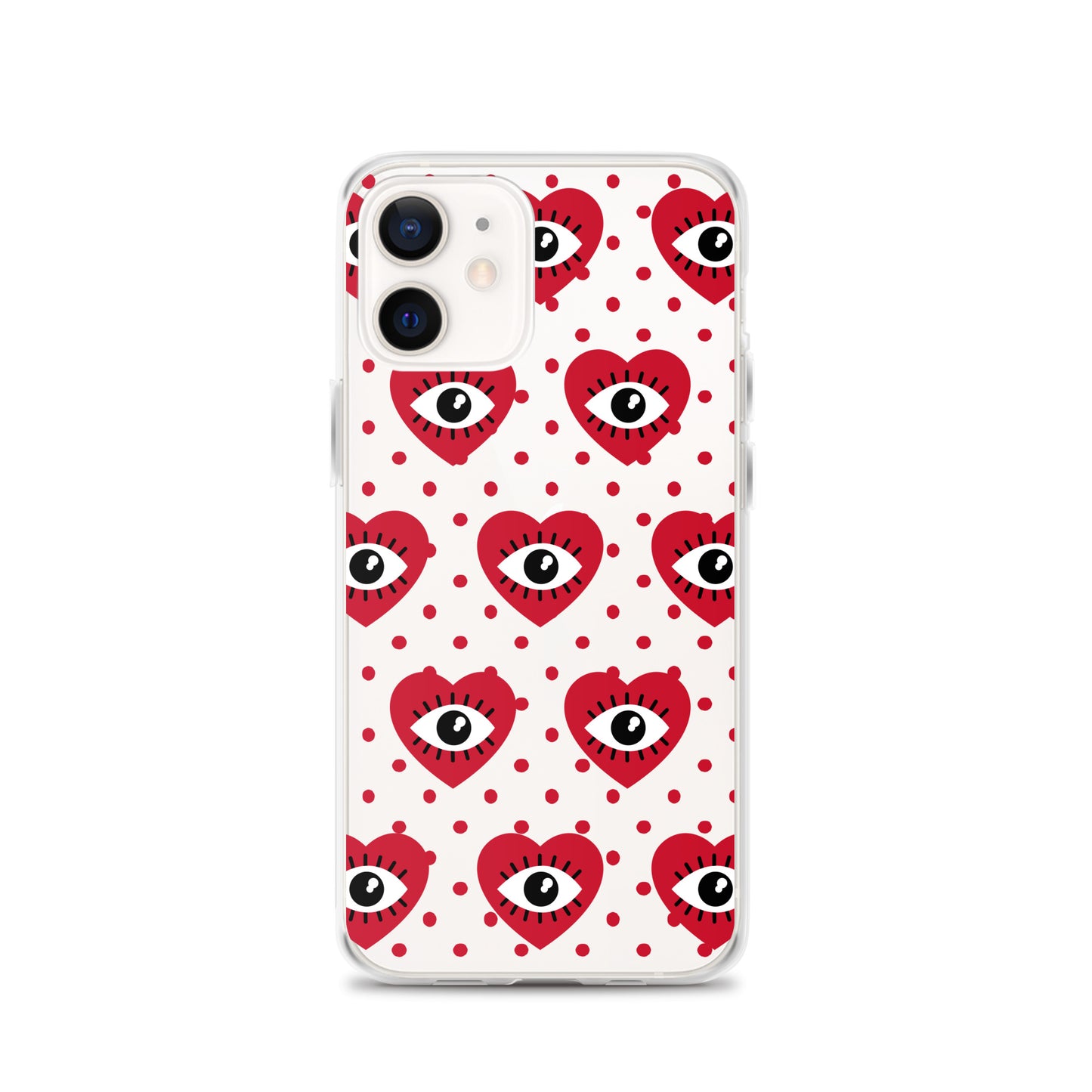 Hearty Red Eyes Clear Case for iPhone®