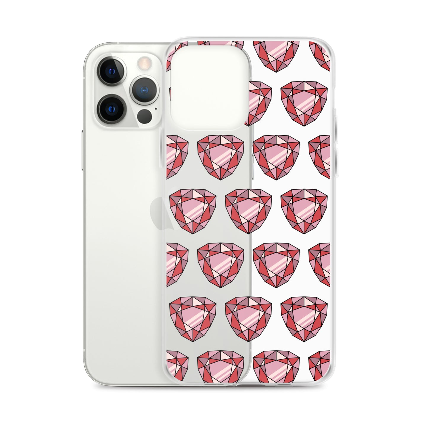 Garnet Gem Clear Case for iPhone®