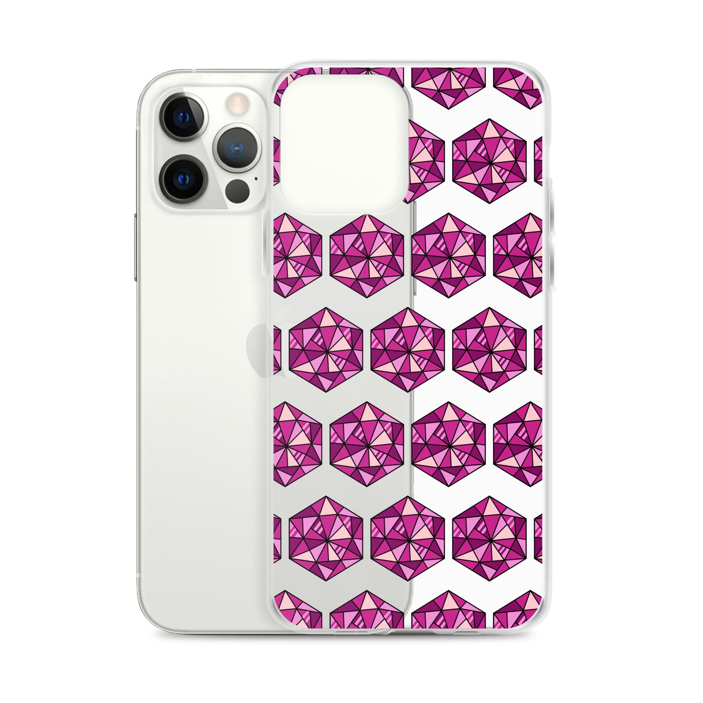 Amethyst Gem Clear Case for iPhone®