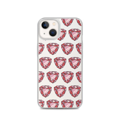 Garnet Gem Clear Case for iPhone®