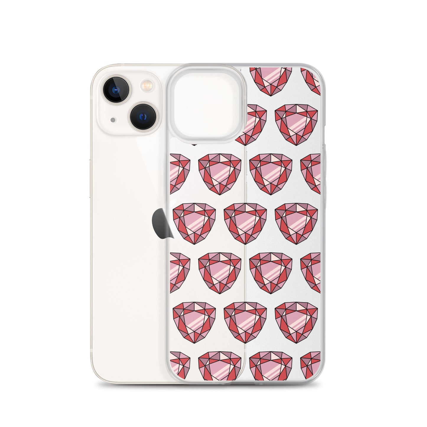 Garnet Gem Clear Case for iPhone®