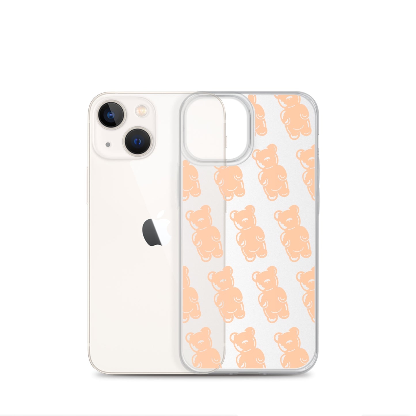 Peach Gummy Bears 🐻 Clear Case for iPhone®