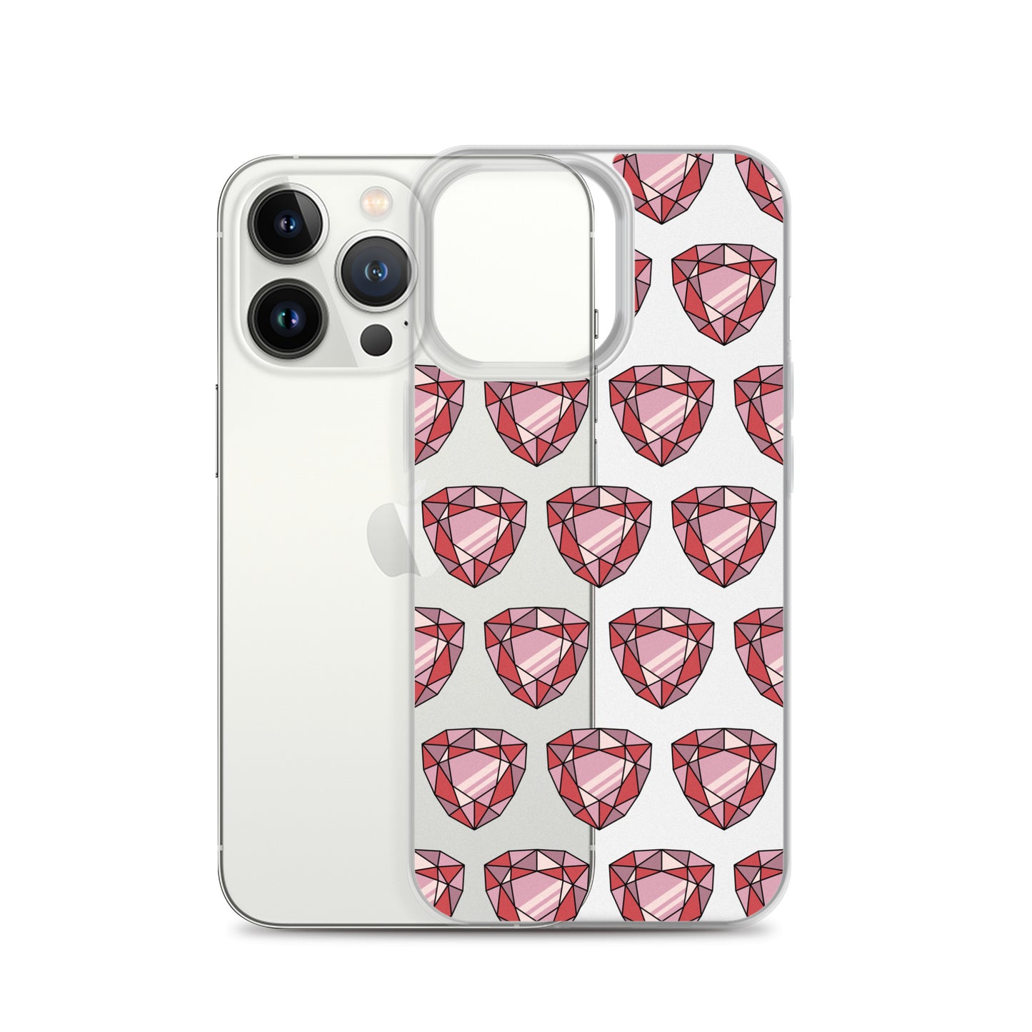 Garnet Gem Clear Case for iPhone®