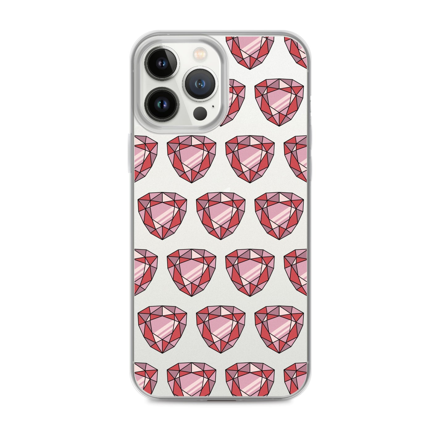 Garnet Gem Clear Case for iPhone®