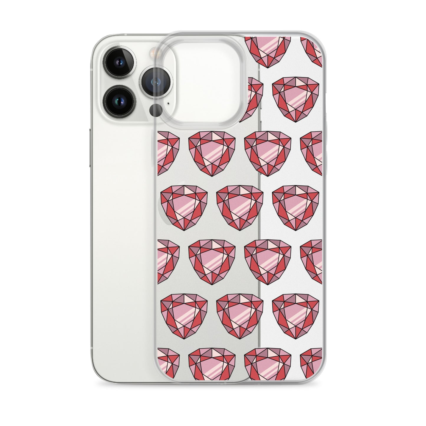 Garnet Gem Clear Case for iPhone®