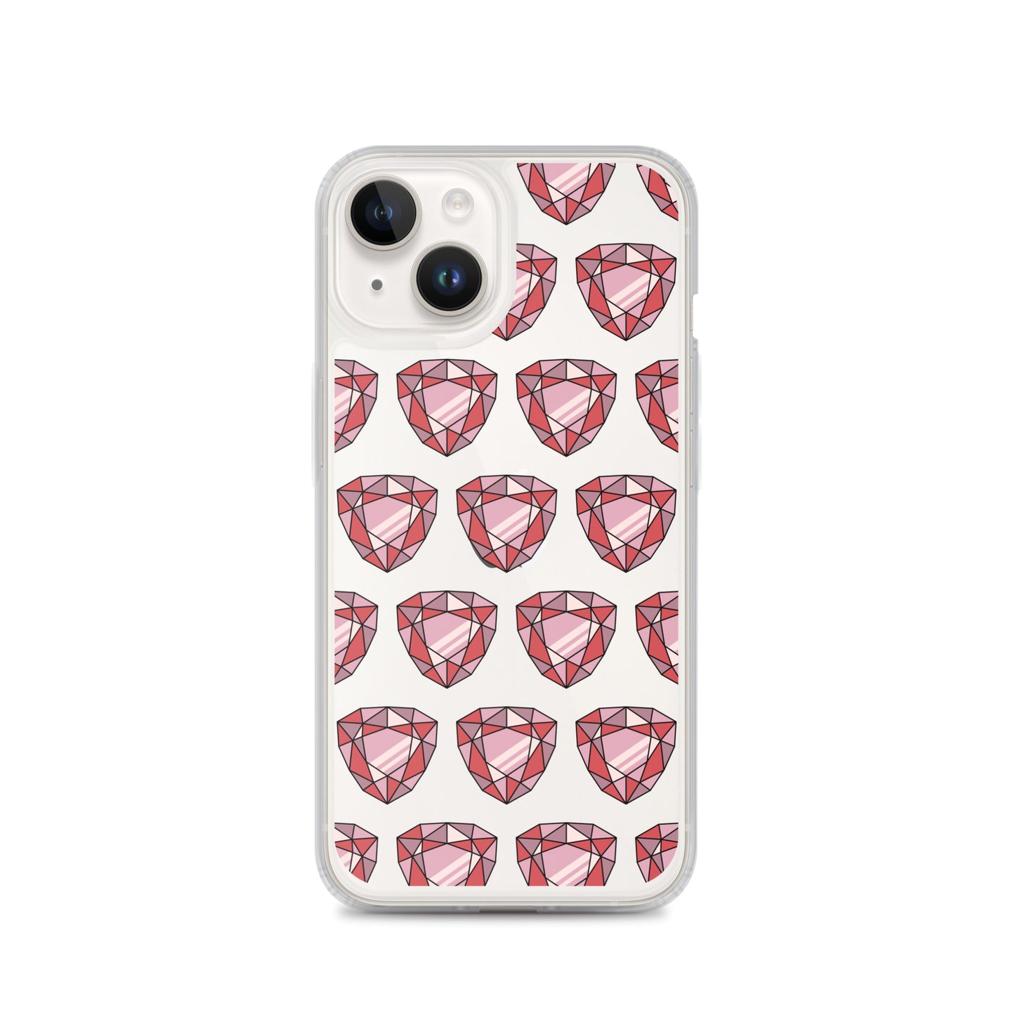 Garnet Gem Clear Case for iPhone®