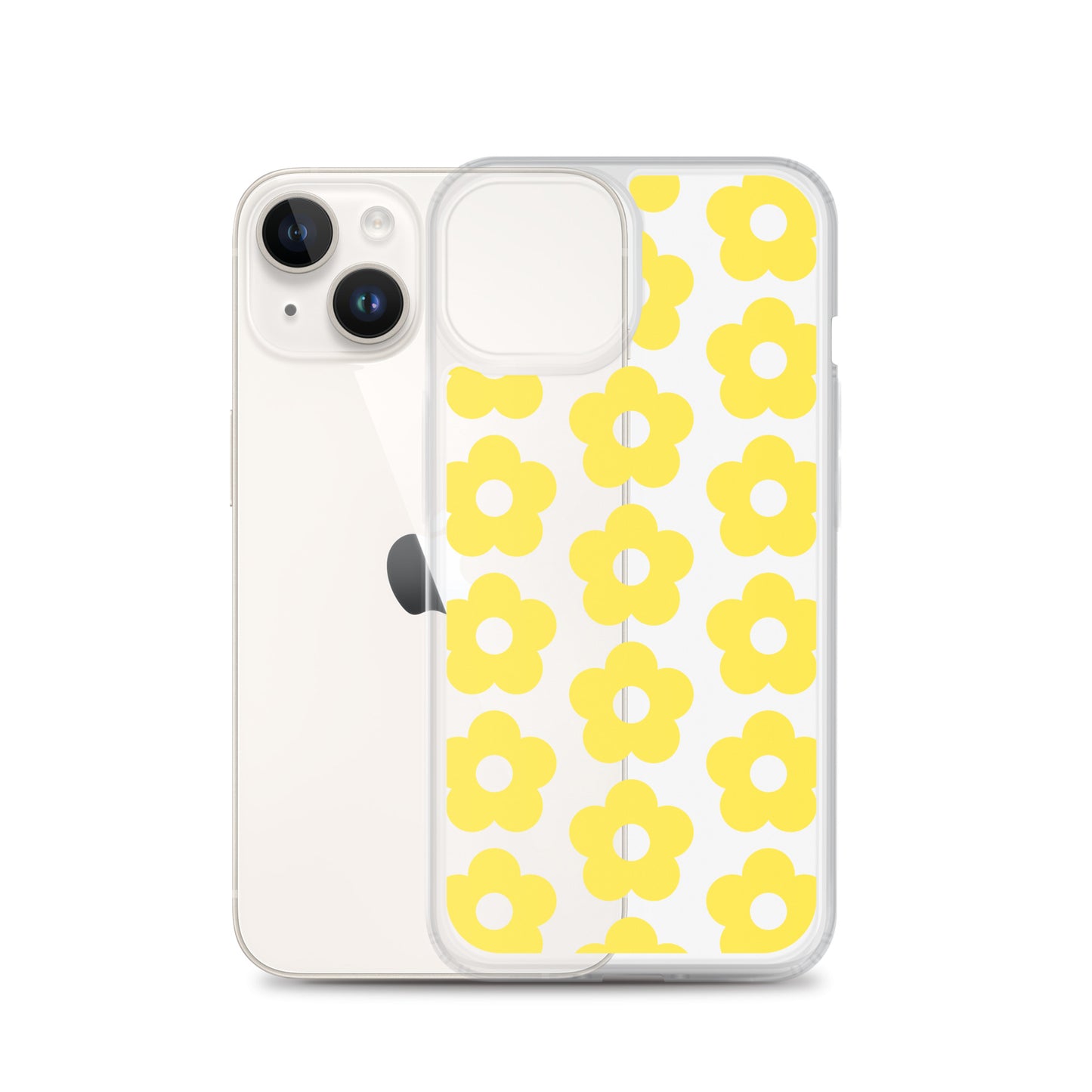 Flower In Yellow Clear Case for iPhone®
