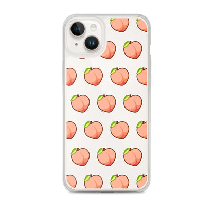 Peach 🍑 Clear Case for iPhone®