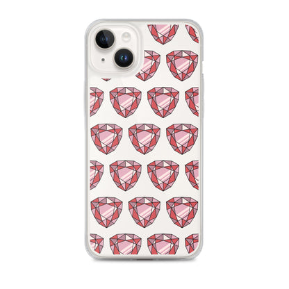 Garnet Gem Clear Case for iPhone®