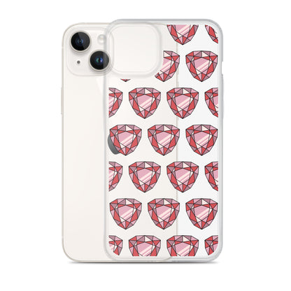 Garnet Gem Clear Case for iPhone®