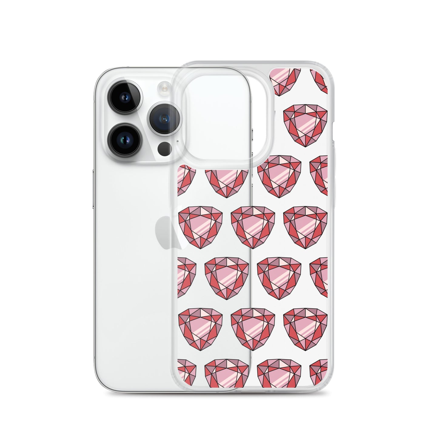 Garnet Gem Clear Case for iPhone®