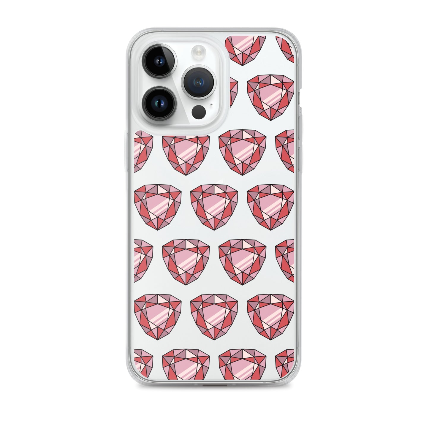 Garnet Gem Clear Case for iPhone®