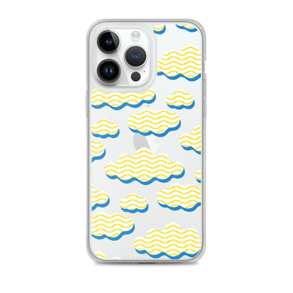 Cloud In Stripes Clear Case for iPhone®