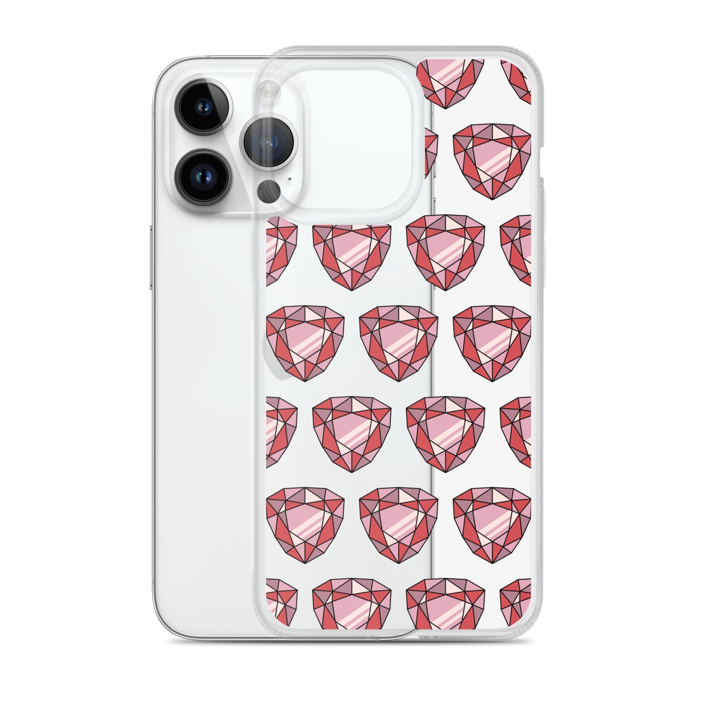 Garnet Gem Clear Case for iPhone®