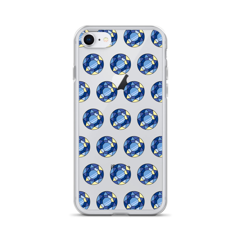 Sapphire Gem Clear Case for iPhone®