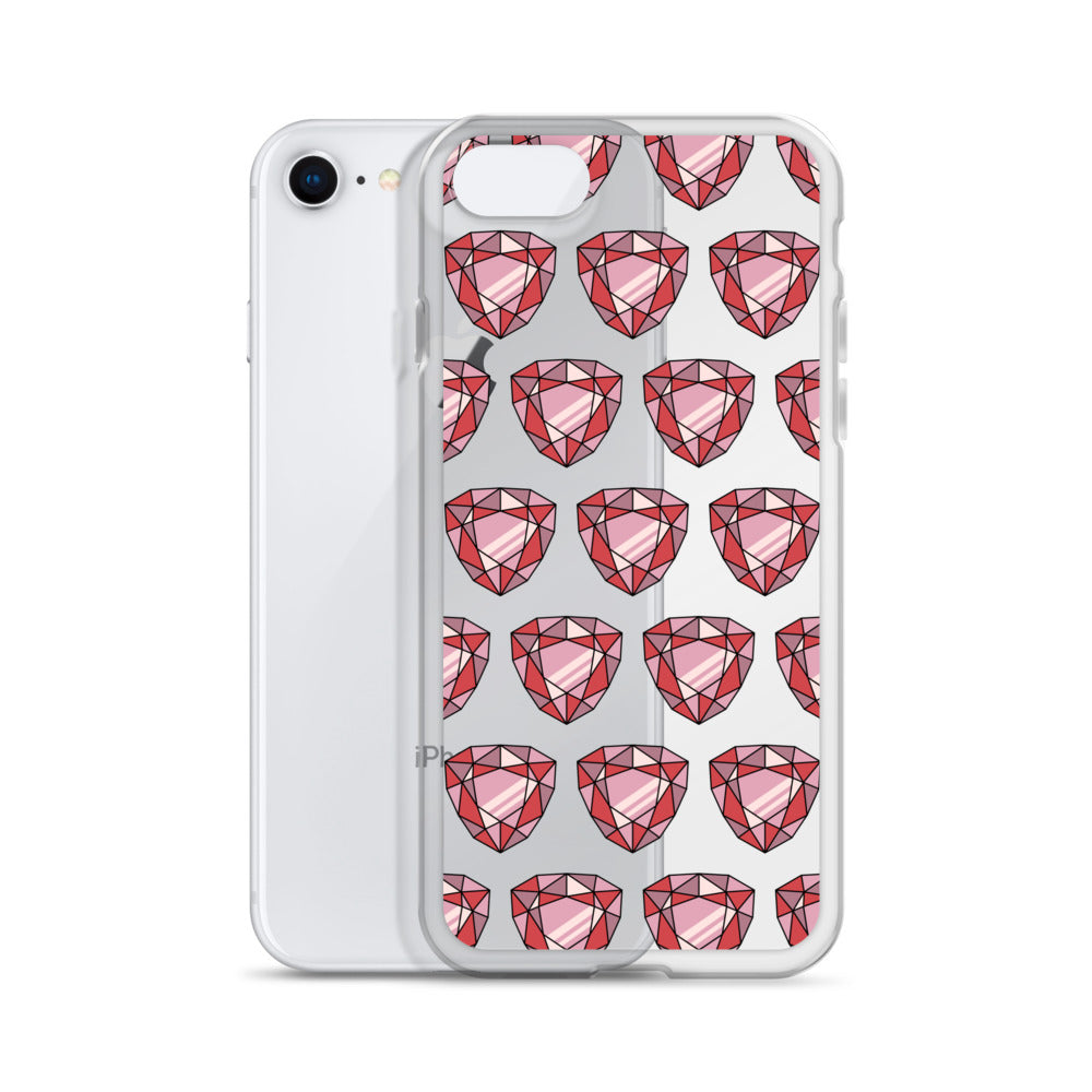 Garnet Gem Clear Case for iPhone®