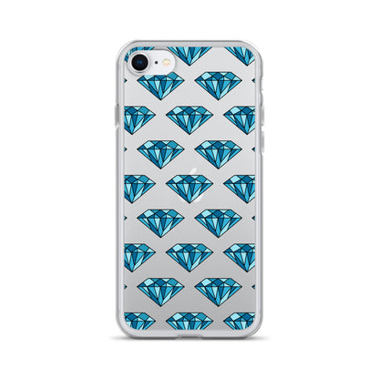Aquamarine Gem Clear Case for iPhone®
