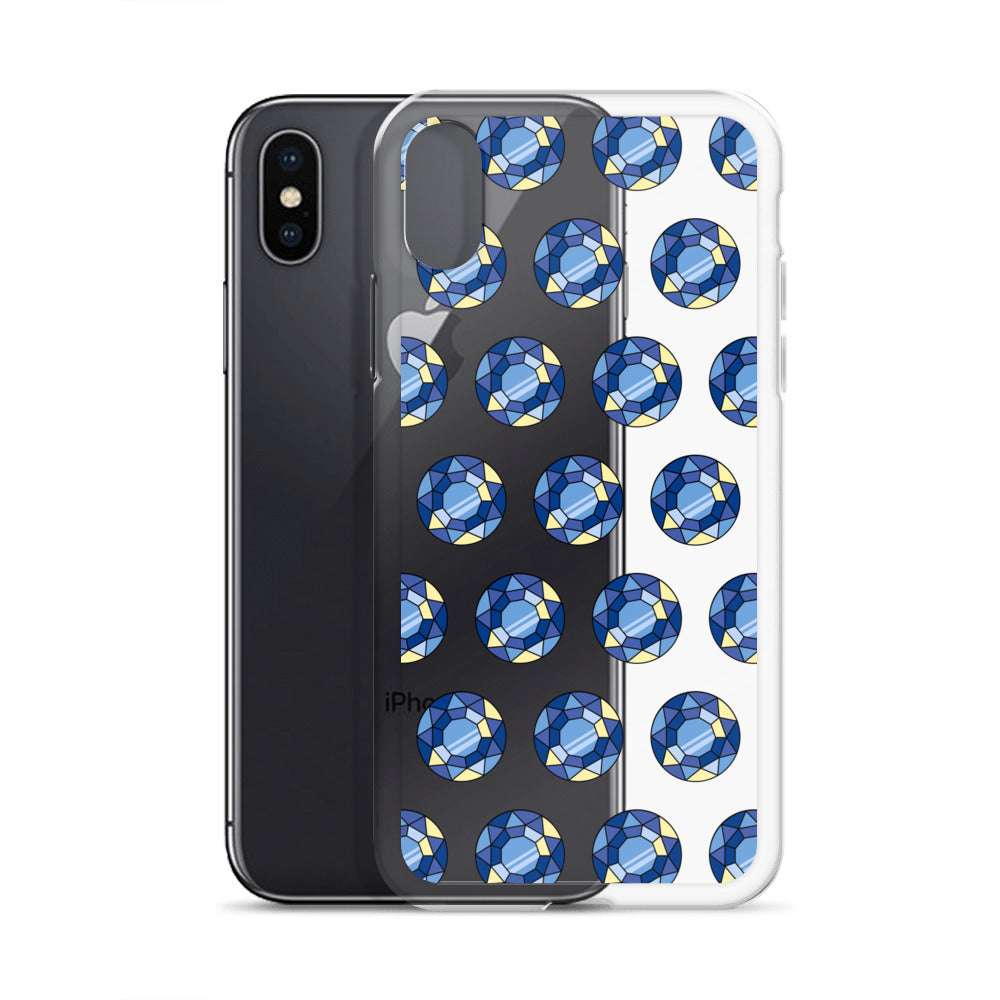 Sapphire Gem Clear Case for iPhone®