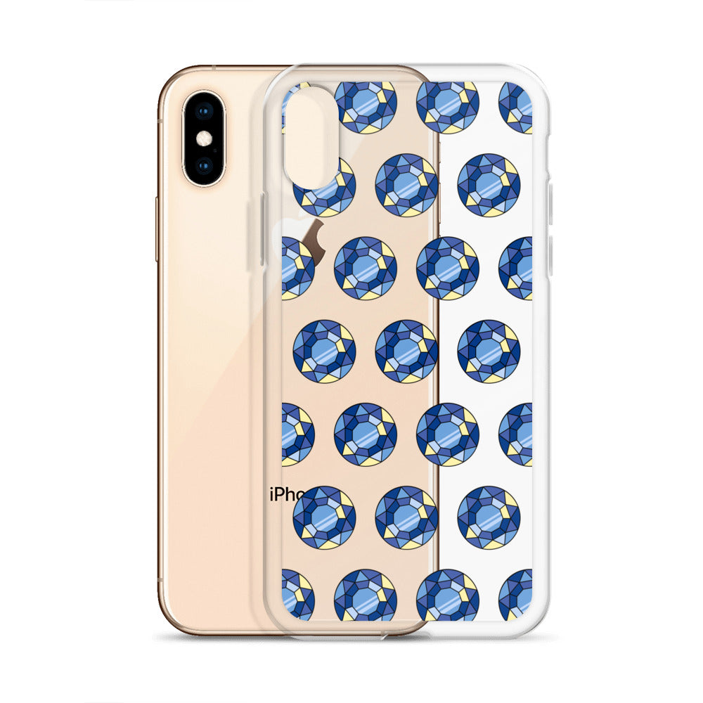 Sapphire Gem Clear Case for iPhone®