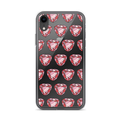 Garnet Gem Clear Case for iPhone®