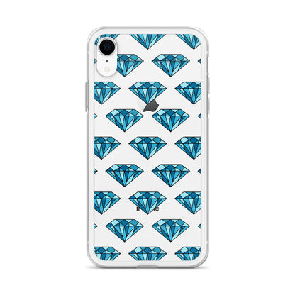 Aquamarine Gem Clear Case for iPhone®