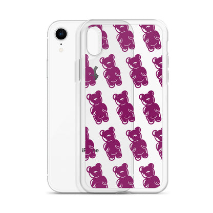 Eggplant Gummy Bears 🐻 Clear Case for iPhone®