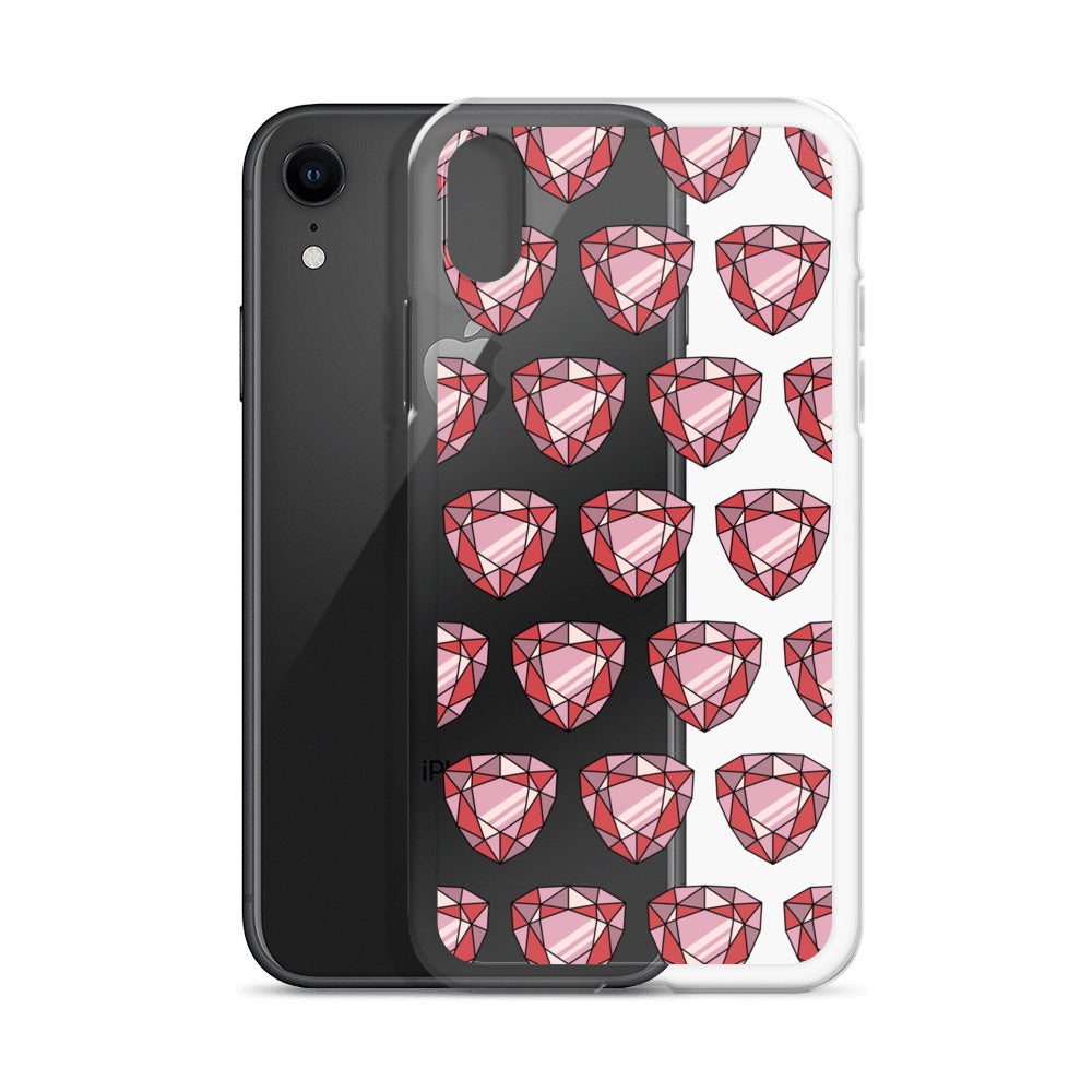 Garnet Gem Clear Case for iPhone®