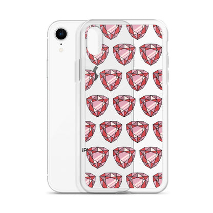 Garnet Gem Clear Case for iPhone®