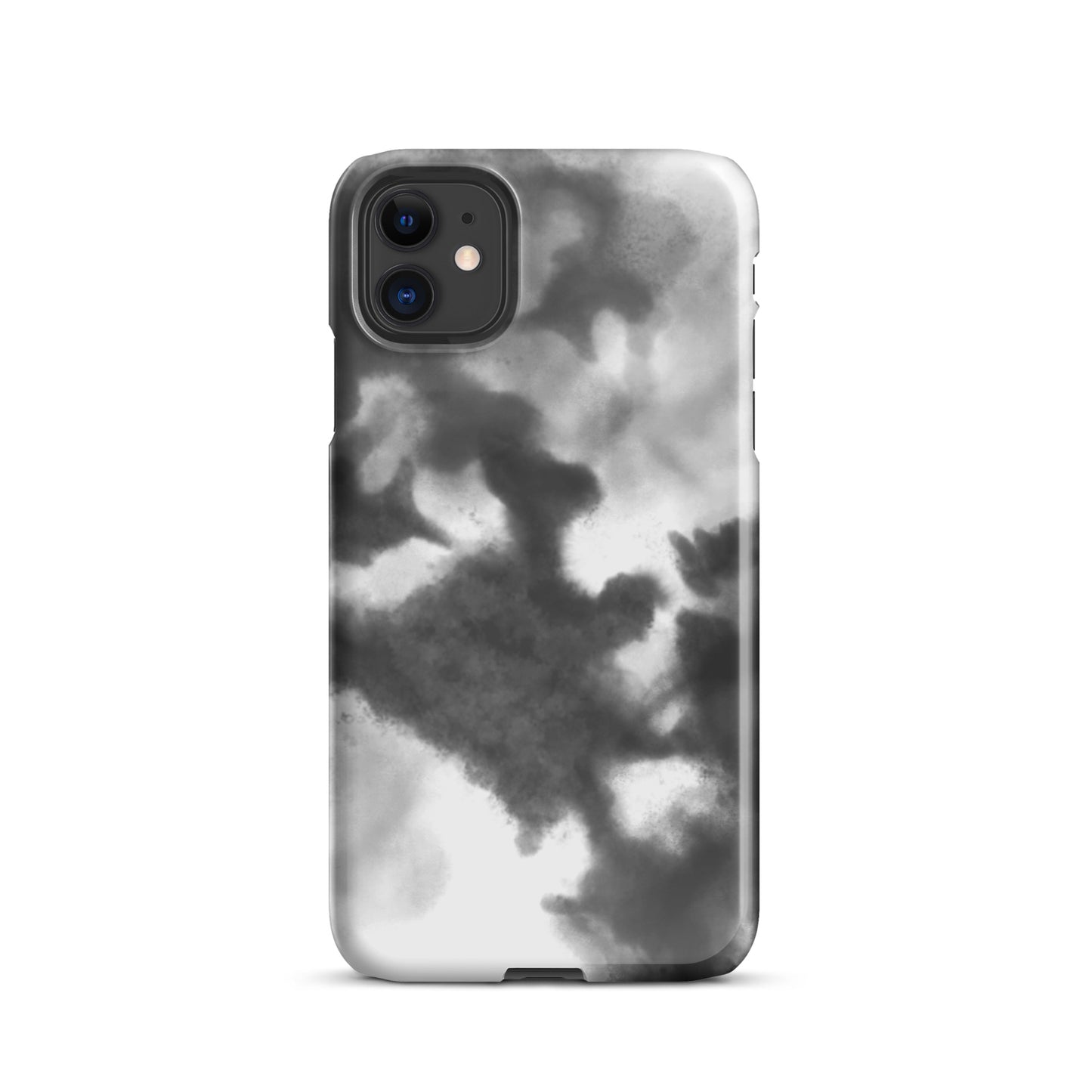 Black & White Tie Dye Snap case for iPhone®