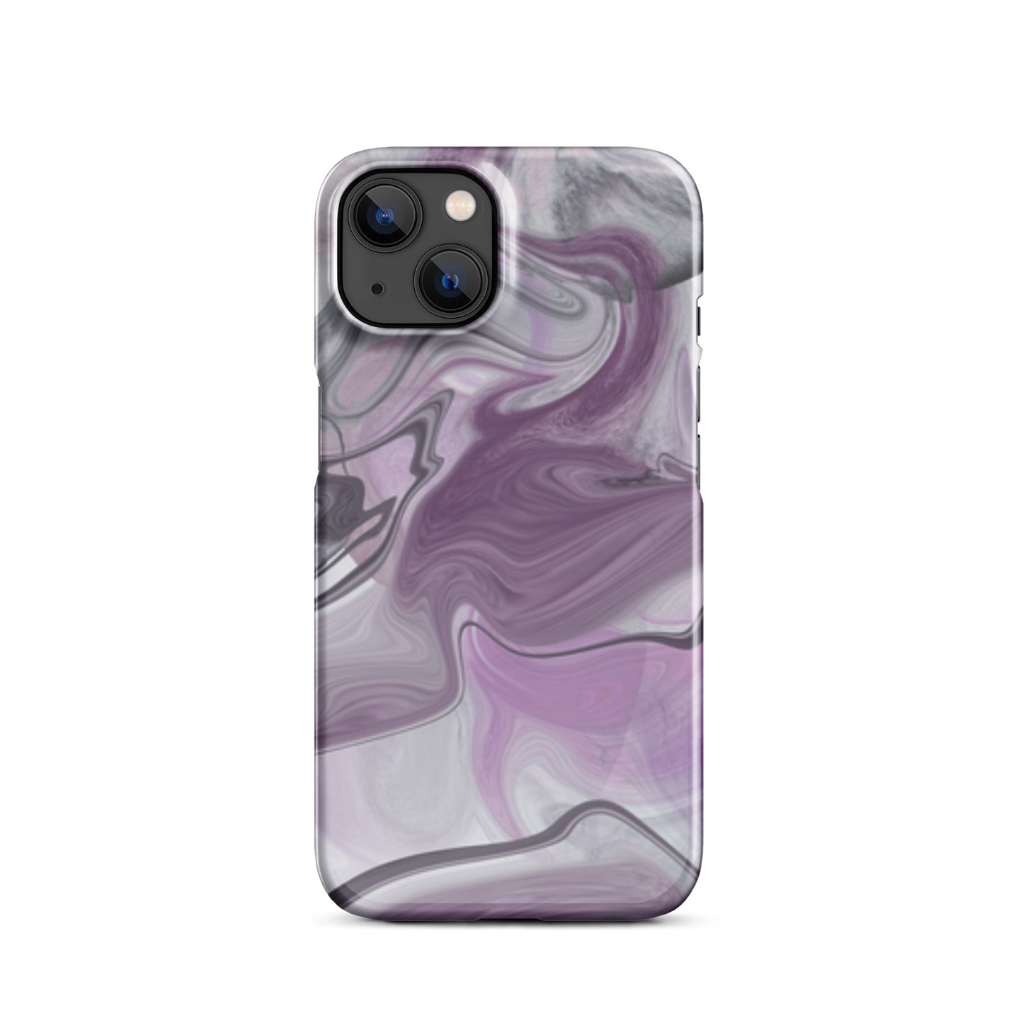 Purple Marble Snap case for iPhone®