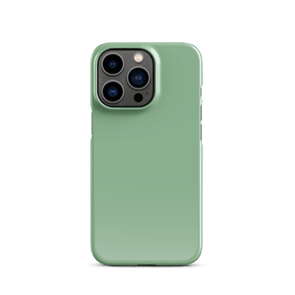 Dark Sea Green Snap case for iPhone®