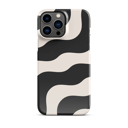 Black & White Print Snap case for iPhone®