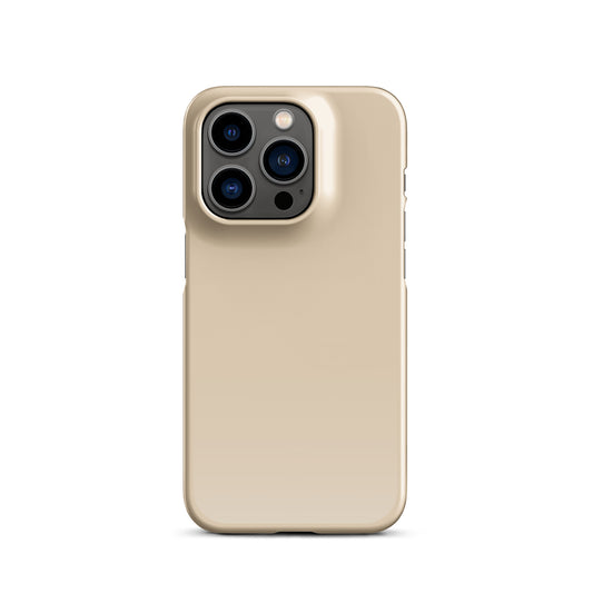 Beige Snap case for iPhone®