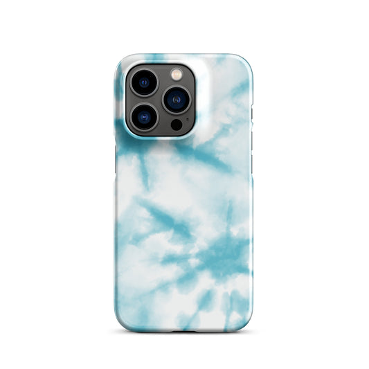 Blue Sky Tie Dye Snap case for iPhone®