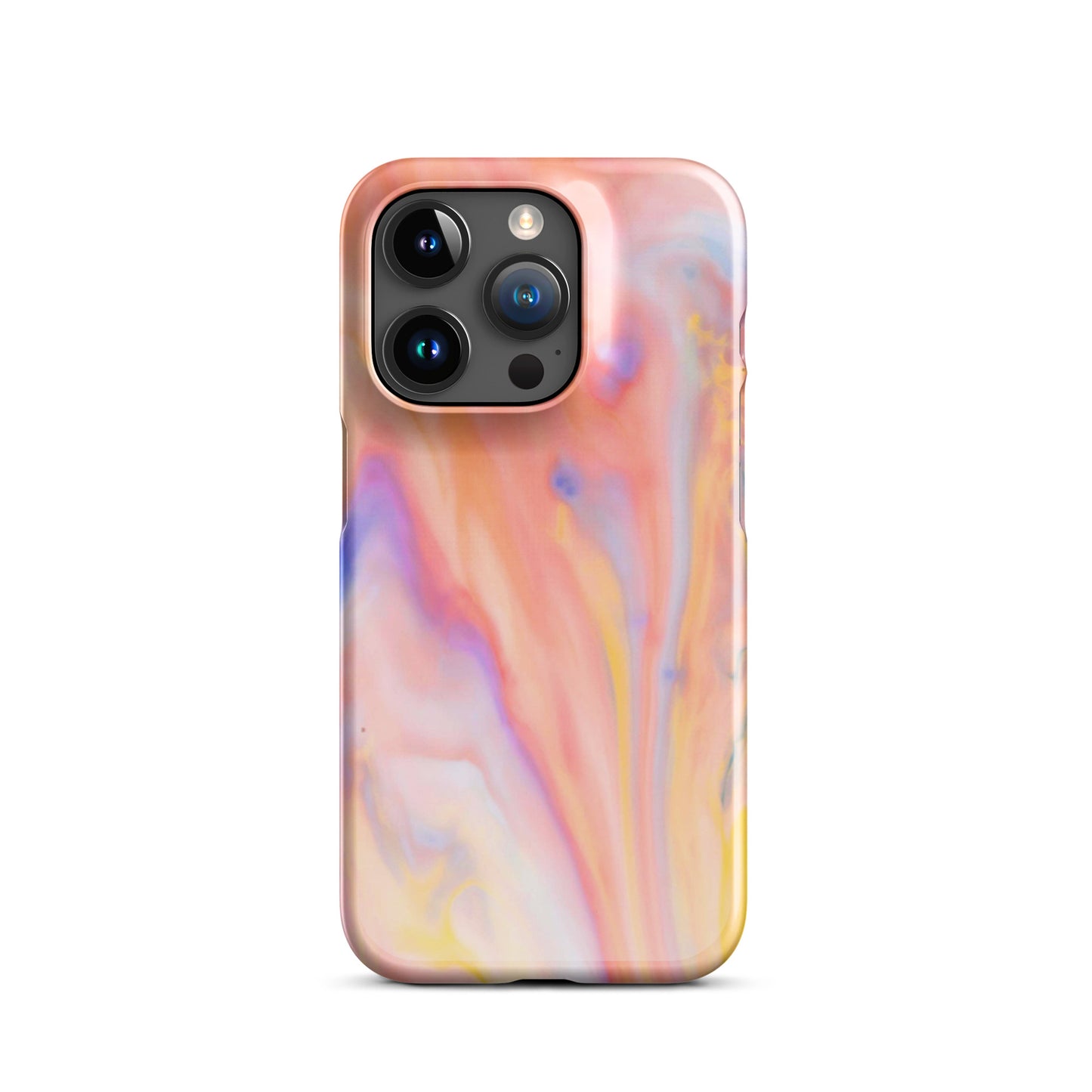 Coral Marble Snap case for iPhone®