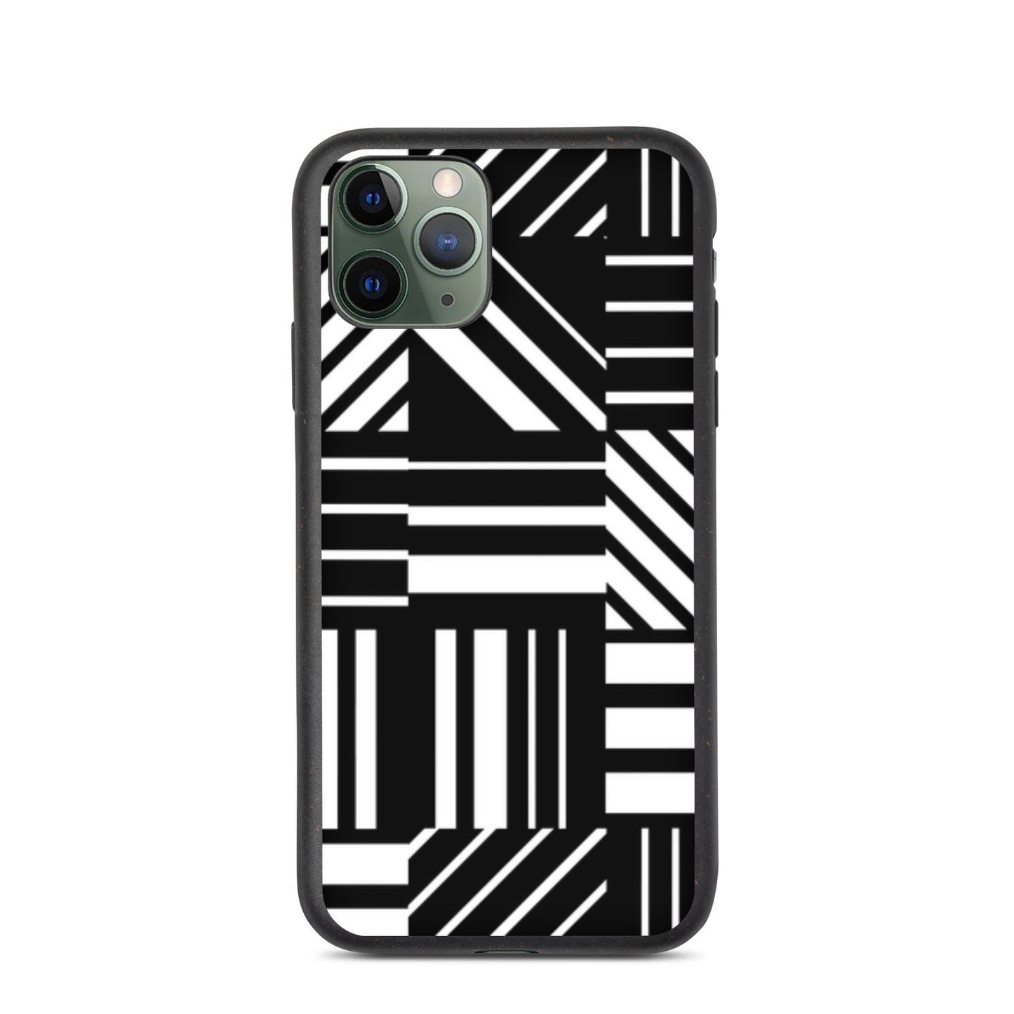 Black & White Speckled Case for iPhone®
