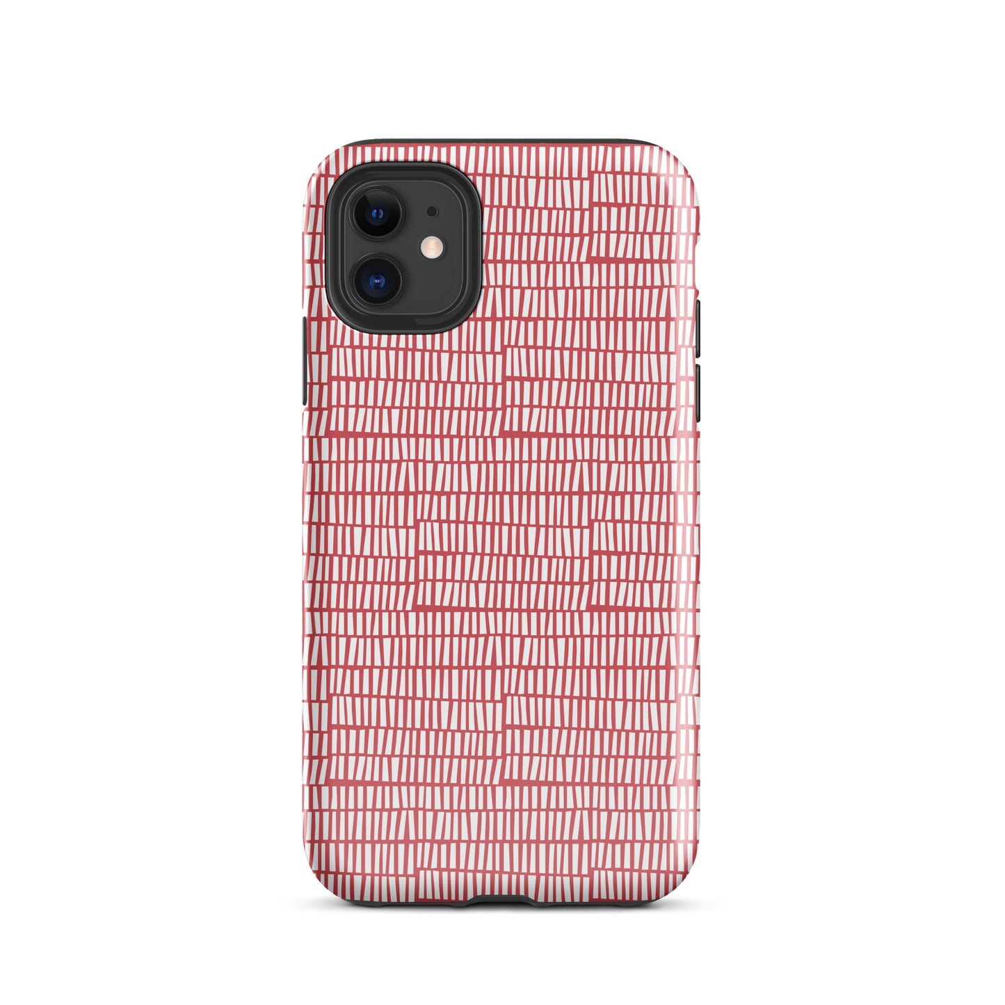 Red Patterns Tough Case for iPhone®