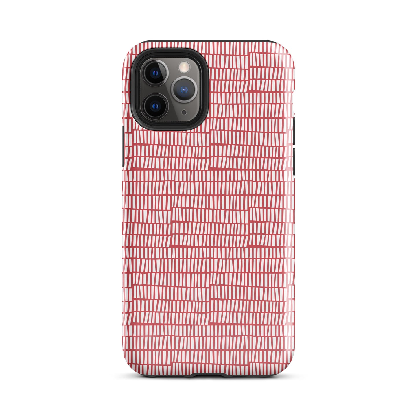 Red Patterns Tough Case for iPhone®