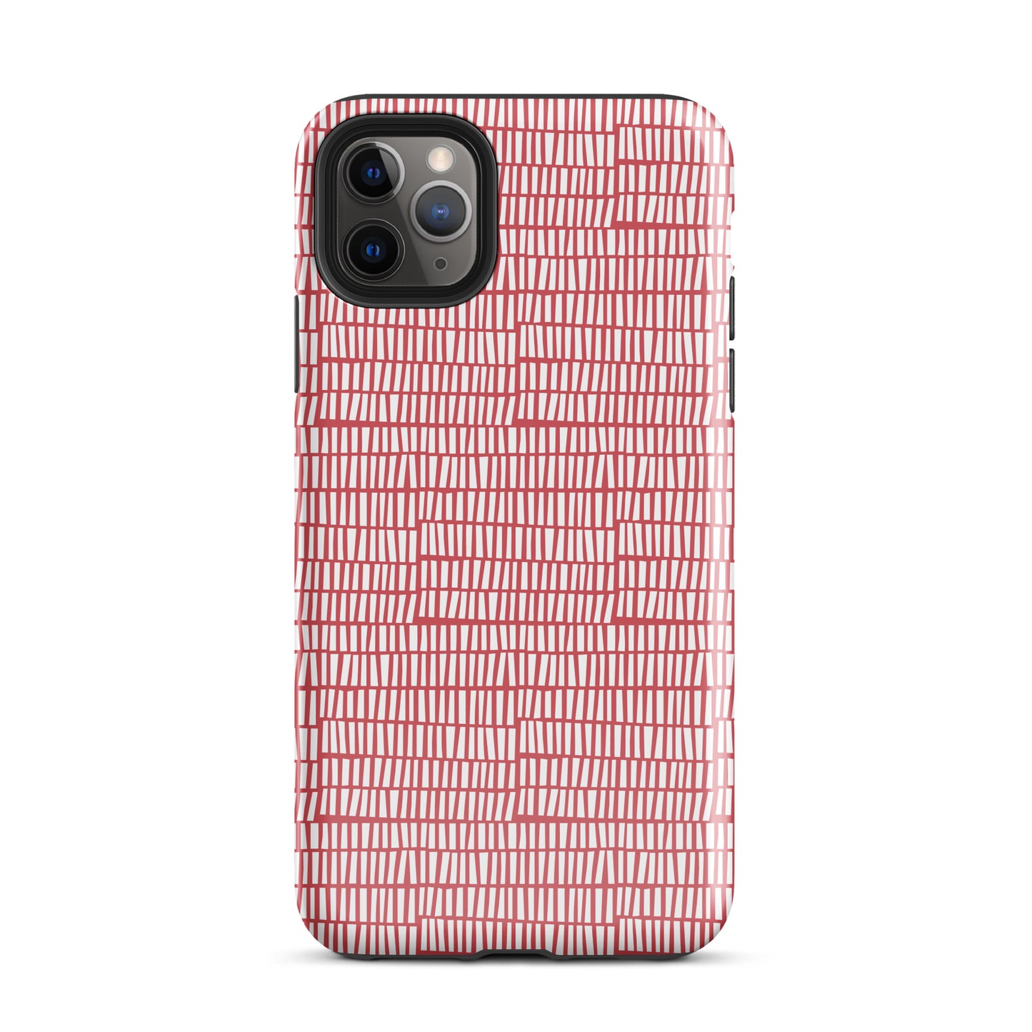 Red Patterns Tough Case for iPhone®