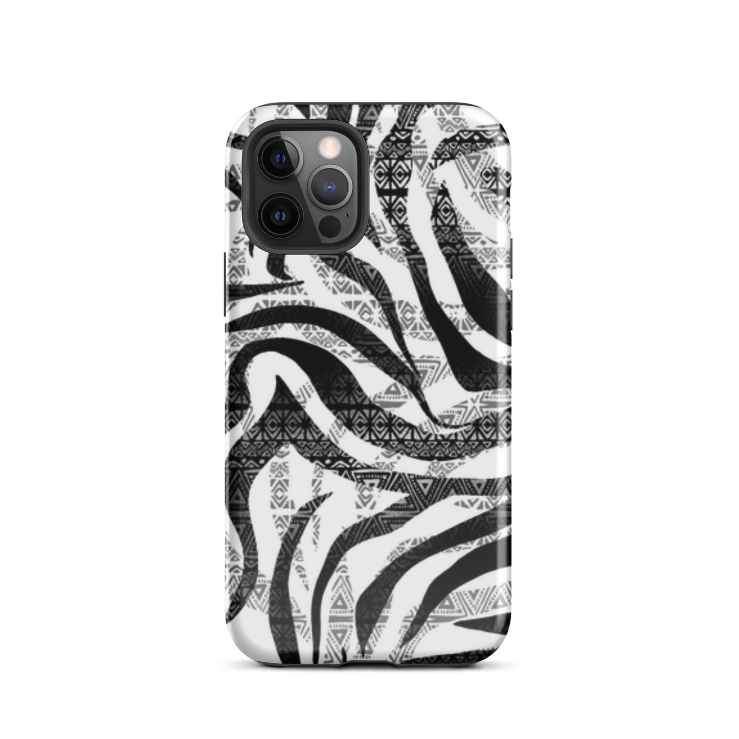 Zebra Print Tough Case for iPhone®