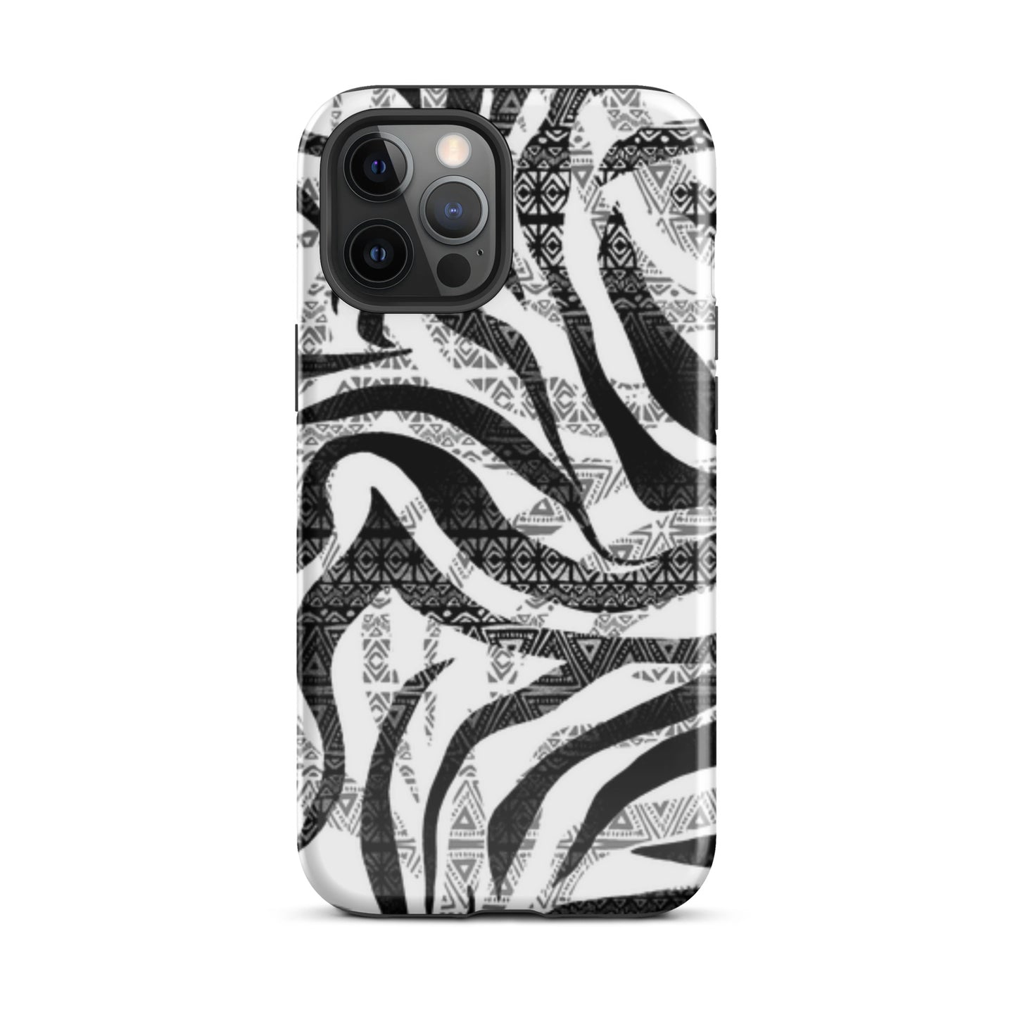 Zebra Print Tough Case for iPhone®