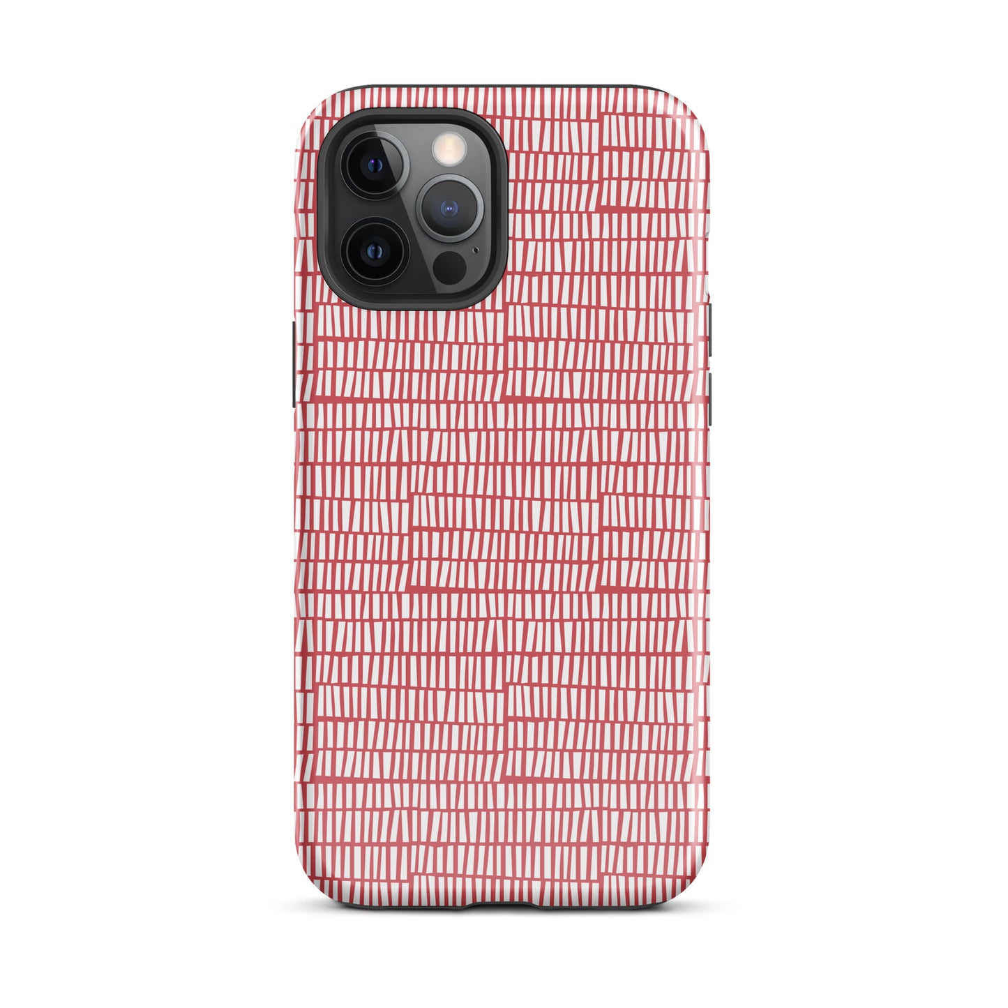 Red Patterns Tough Case for iPhone®