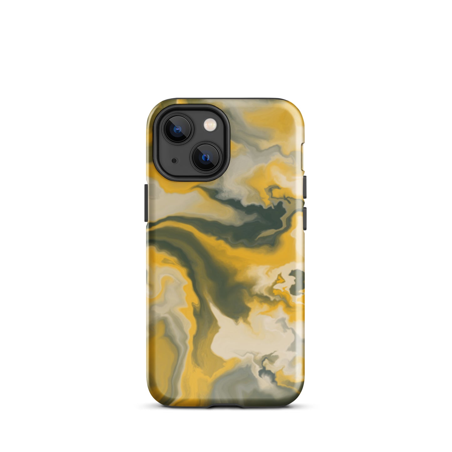 Mustard Yellow Marble Tough Case for iPhone®