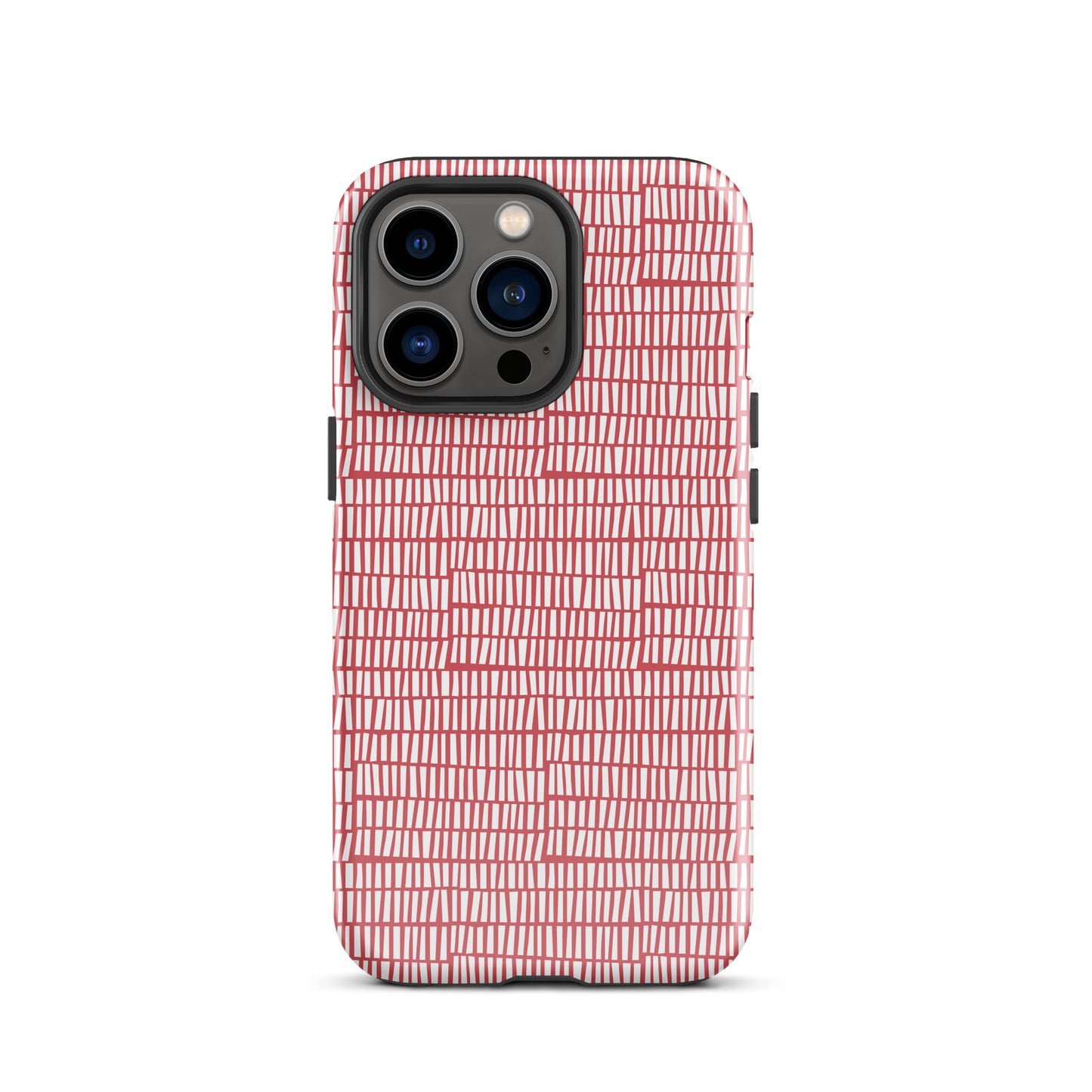 Red Patterns Tough Case for iPhone®