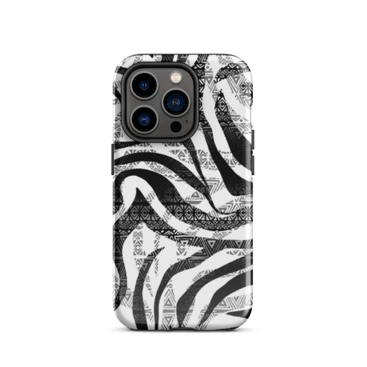 Zebra Print Tough Case for iPhone®