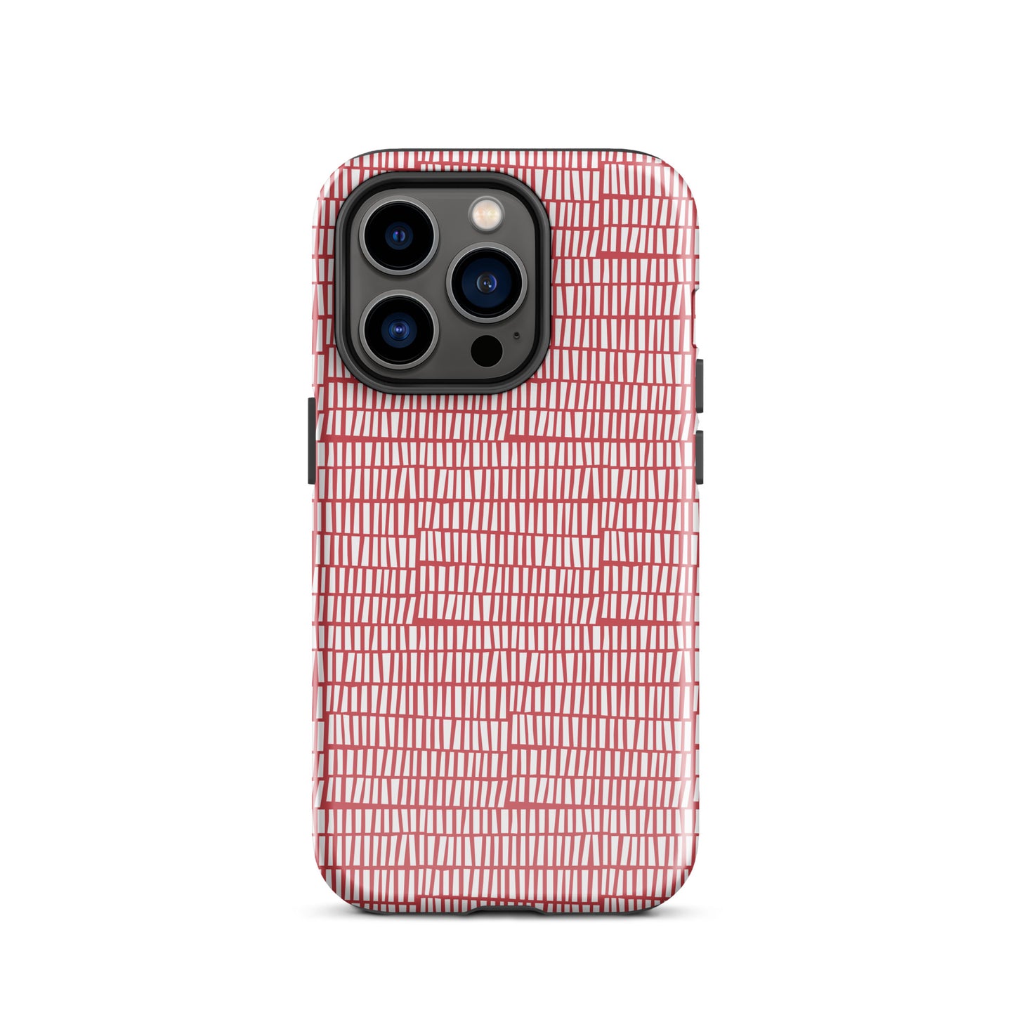 Red Patterns Tough Case for iPhone®