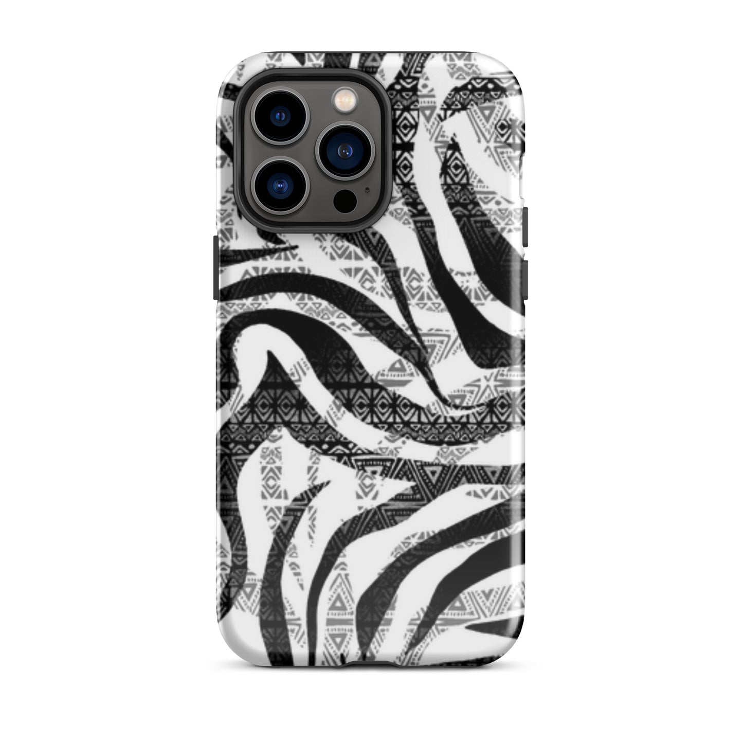 Zebra Print Tough Case for iPhone®